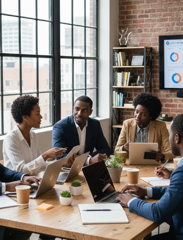 Brand growth illustration